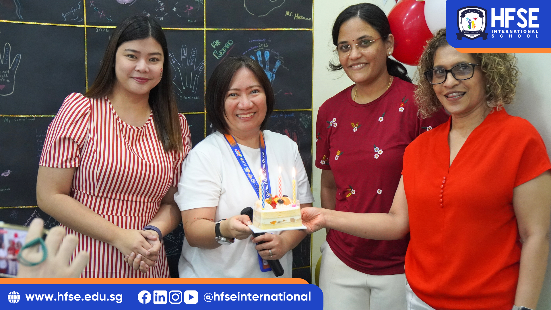 HFSE Marks Singapore National Day and August Birthdays